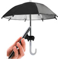 Phone Umbrella Suction Cup Stand,Phone for Sun Shad,Outdoor Anti-Glare Cell Cute Sunshade Holder，Car Navigation Shade Visor,Sun Hood Shield Block Glare (Black)