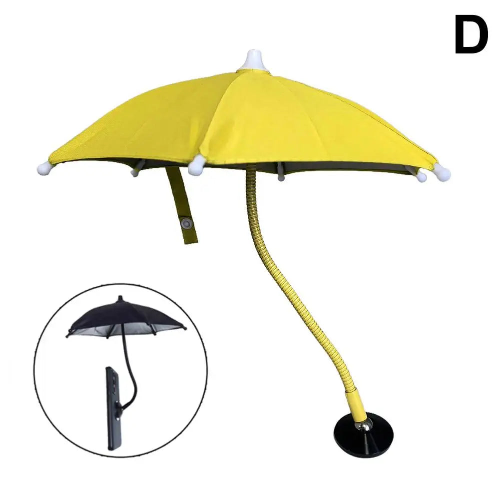Magnetic Phone Umbrella for Iphone 15/14/13/12 Pro/Pro Max Anti-Glare Sun Shade Cover 360° Rotation Mini Umbrella