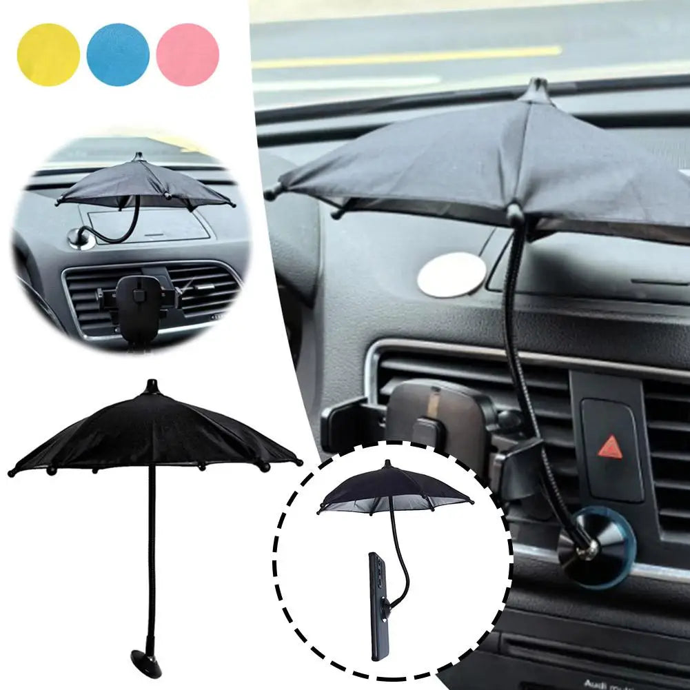 Magnetic Phone Umbrella for Iphone 15/14/13/12 Pro/Pro Max Anti-Glare Sun Shade Cover 360° Rotation Mini Umbrella